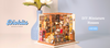 Diokits DIY Miniature Houses And Book Nooks Banner With SHop Now Button