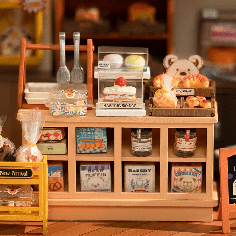 Becka's Baking House DIY Miniature Kit by Diokits - Detailed Look Of The Small Parts